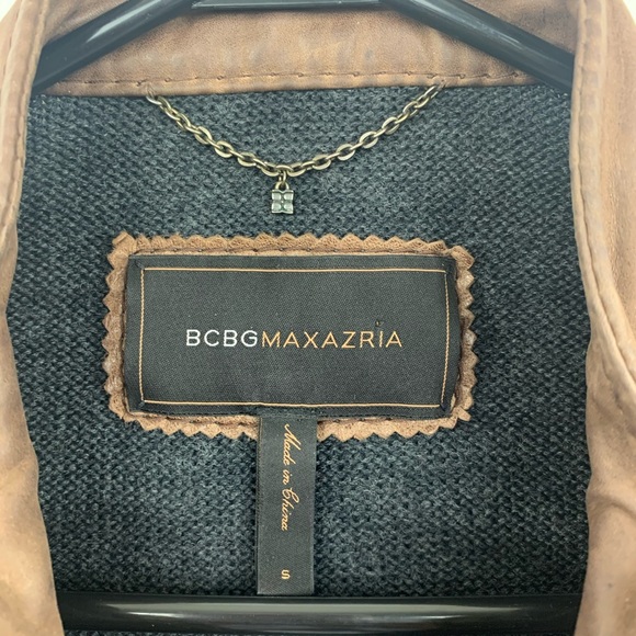 BCBG MaxAzria Leather Vest NWOT - Picture 6 of 7